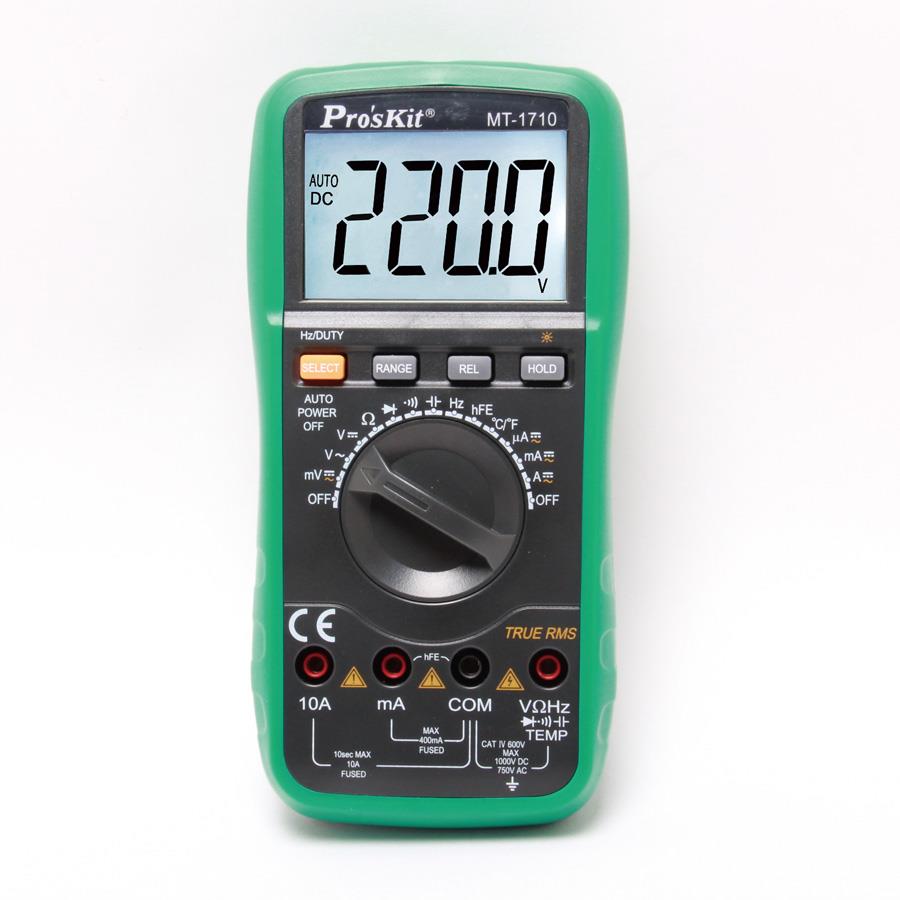 PROSKIT MT-1710 3-3/4 True-RMS Auto Range Multimeter